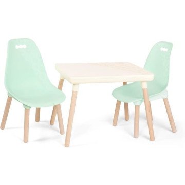 B. spaces by Battat table