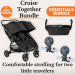Double Stroller + Parent Console + 2 Stroller Fans Bundle rental in Connecticut