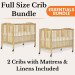 Two Full Size Cribs wi/ Mattresses & Linens rental in Delaware