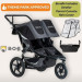 Bob Double Jogger Stroller Rain Cover Bundle rental in San Diego, CA 