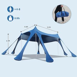 Beach Tent rental in St. Thomas - U.S. Virgin Islands by Traveling