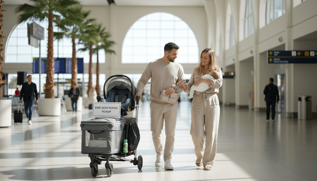 Baby Gear Rental for Travel: How Parents Avoid Airport Hassles and Extra Fees