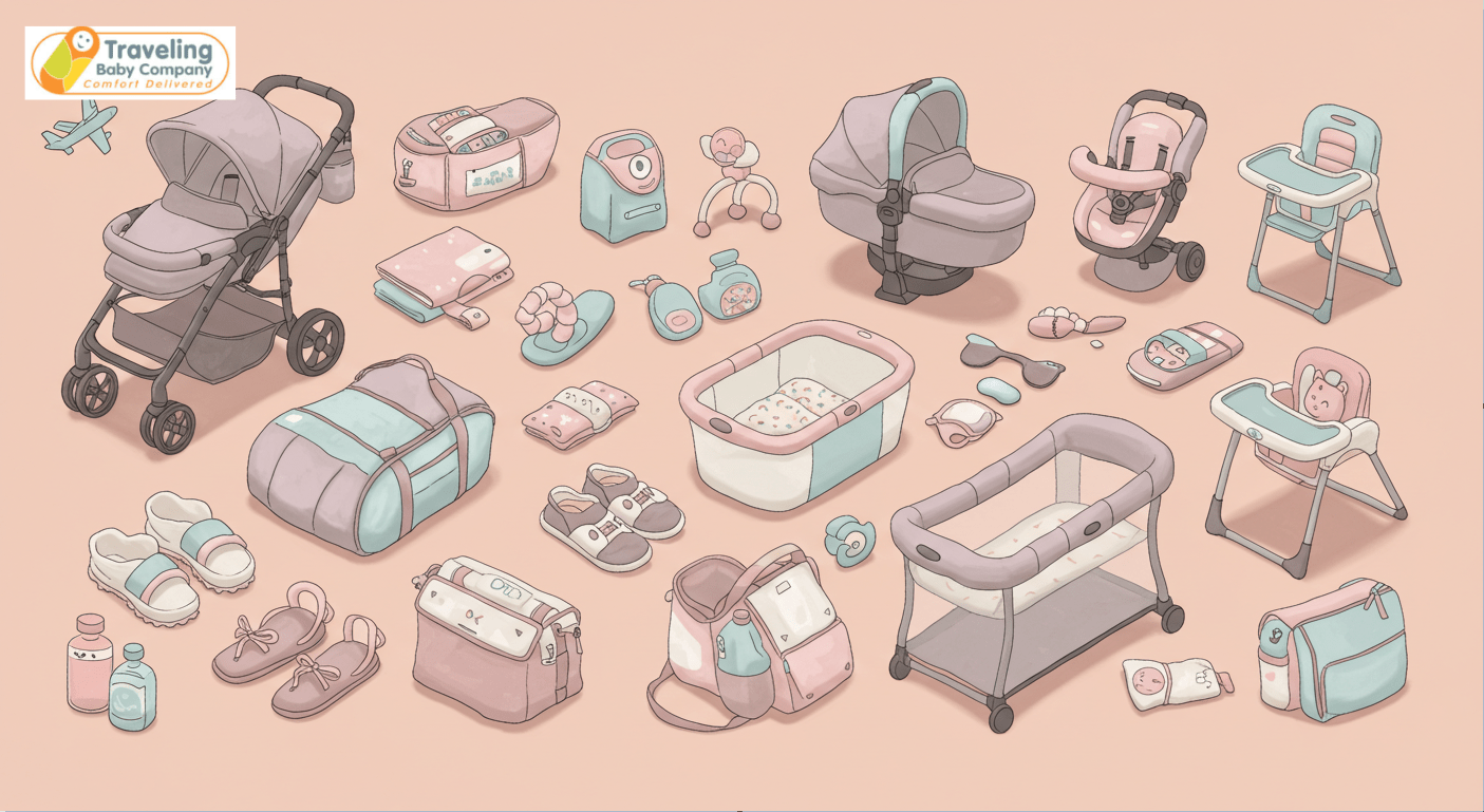 The Baby Gear Items You Need When Traveling with a Baby